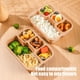 thumbnail image 5 of Caja de Plástico para Refrigerios con Cuatro Compartimentos, Lonchera para Niños con Alimentos Frescos, 5 of 6