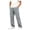 Gray, variant on Spazoro Boys Cargo Sweatpants, Drawstring Multiple Pockets Wide Leg Elastic Waist Solid Color Casual Loose Fit Trousers Gray Size 7-8