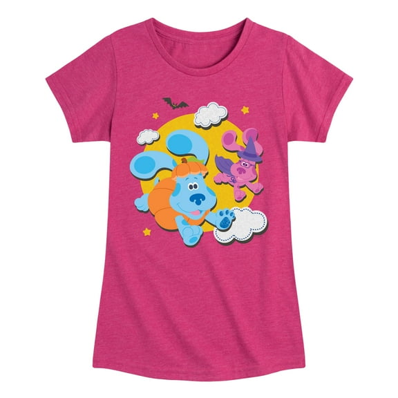 Blue's Clues & You! - Full Moon - Toddler And Youth Girls Short Sleeve Graphic T-Shirt