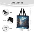 thumbnail image 3 of Easygdp Moonlit Sea Sailboat Bolsa Tote para Mujer, Bolso de Hombro para Trabajo, Playa, Viajes, Compras y Supermercado, 3 of 7