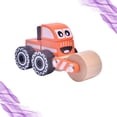 thumbnail image 3 of Simulated Engineering Truck Wooden Model Infant Mini Children Gift Cognitive Construction Toys Vehicles (Road Roller), 3 of 9