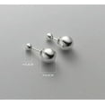 thumbnail image 2 of K-KED 925 Sterling Silver 4mm&8mm Beads Ball Stud Earrings Screw Backs Two Way, 2 of 6