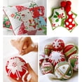 thumbnail image 4 of 25x25cm Christmas Cotton Fabric Dress Table Cloth Craft Sewing DIY Material 5Pcs, 4 of 7