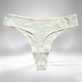 thumbnail image 2 of IFNWSV Womens Thong Underwear Low Rise Ribbed Breathable Stretch Panties for Women Comfort Fit Daily Wear Green XL, 2 of 5