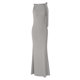 thumbnail image 4 of Vestido liso de un solo hombro para mujer - Vestido largo de poliéster, cuello redondo, cintura alta, adecuado para fiestas/vacaciones, S-L, 4 of 4