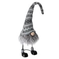 thumbnail image 2 of Northlight 17.5" Gray and White Standing Santa Gnome Christmas Figurine, 2 of 2