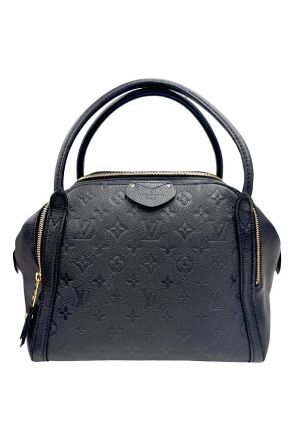 Pre-Owned LOUIS VUITTON Louis Vuitton Monogram Empreinte Mare MM Black Leather Noir M41040...