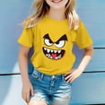 thumbnail image 4 of Unisex Kids Short Sleeve T-Shirts Summer Funny Cartoon Graphic Tops Round Neck Tees for Boys Girls, 4 of 6
