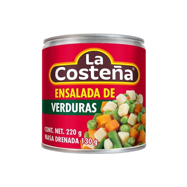 Pack de 24 Ensalada de verduras La Costeña de 220g La costeña Lata