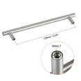 thumbnail image 3 of Uxcell 8" Length 5" Hole Center Stainless Steel T Bar Pull Handle 10mm Diameter, 3 of 6