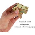 thumbnail image 3 of Bisagra plegable de 90 grados Bisagras de soporte ocultas Bisagra de mesa Accesorios para muebles Fácil de instalar Extensión de muebles con bloqueo para cama, mesa, c, 3 of 5