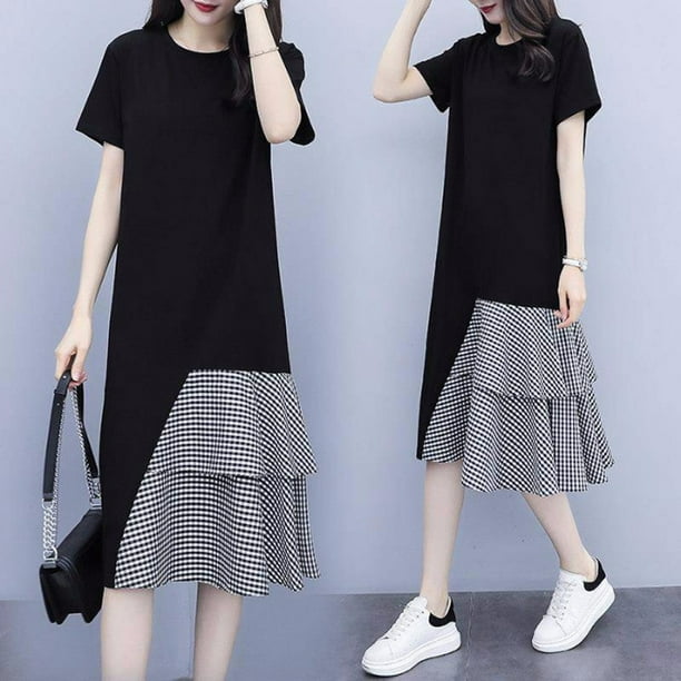 Korean casual dress for cheap ladies
