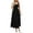 Black, variant on Womens 2025 Summer Sleeveless Square Neck Sundress Casual Long Flowy A Line Knit Dress Beach Vacation Maxi Dresses Black L