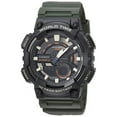 thumbnail image 2 of Casio Men's World Time Telememo Green and Black Sport Watch AEQ110W-3AV, 2 of 3