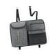 thumbnail image 5 of Bolsa organizadora para asiento trasero de coche, de piel sintética, de liberación rápida, para mantener el coche ordenado. Gris, 5 of 9