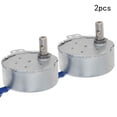 thumbnail image 2 of HUGFEGWE 2Pcs Synchronous Motor AC 110V 10-12RPM Turntable Motor CW/CCW Direction 4W TYC-50 Horizontal Hole Tapping Shaft CA919-116214, 2 of 8