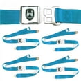 thumbnail image 1 of VW Volkswagen Wolfsburg Electric Blue Lap Seat Belt for Bug & Bus - Set of 4, 1 of 1