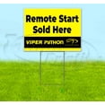 thumbnail image 1 of Remote Start Sold Here (18" x 24") Yard Sign, Includes Metal Step Stake, 1 of 6