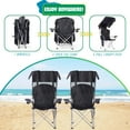 thumbnail image 5 of VibrantEcho Folding Canopy Camp Chair for Outdoors Shade Canopy Portable Chair Camping, Tailgates, Beach, Pool, Lawn Chair Sunshade Travel Chair Folding Camping Chair (Upgraded - Red), 5 of 11