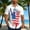 aa36_White, variant on Elvqul Mens Shirts Independence Day American Flag 4th of July Dark Blue Tee Shirts Short Sleeve Summer Travel Eagle Shirts for Men Collared