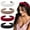Multi-colored E, variant on Leather Headband for Women - 4Pcs Wide Headbands Fashion Thick Hair Head Bands Diademas Para Mujer De Moda Hair Accessories