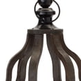 thumbnail image 2 of 23" Brown Flameless Floor Hurricane Candle Holder, 2 of 4