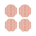 thumbnail image 1 of Vsdgher Octopuses1 Print Leather Coasters for Drinks, Durable Drink Coasters 4 Set for Tabletop Protection, Luxurious Home Décor and Housewarming Gift-Octagon, 1 of 6