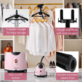 thumbnail image 3 of SALAV® GS18-DJ/120 LIMITED EDITION Garment Steamer with Woven Hose and Descaler Packet, Pink, 3 of 7