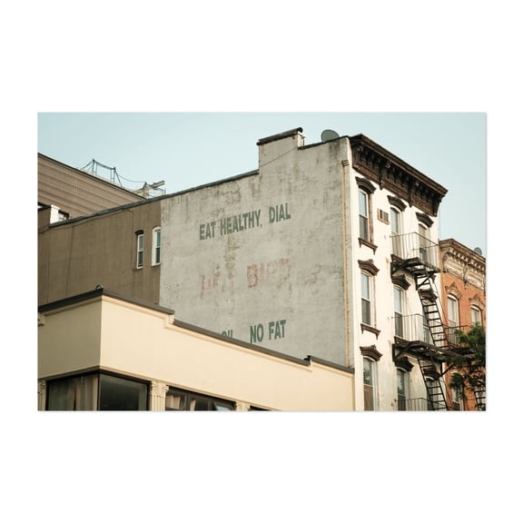 No Fat - Brooklyn New York Photography Unframed Wall Art Print 5 x 7 inches