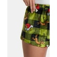 thumbnail image 5 of Dr. Seuss The Grinch Women's Plush Sleep Shorts, 2-Pack, Sizes XS-3X, 5 of 7