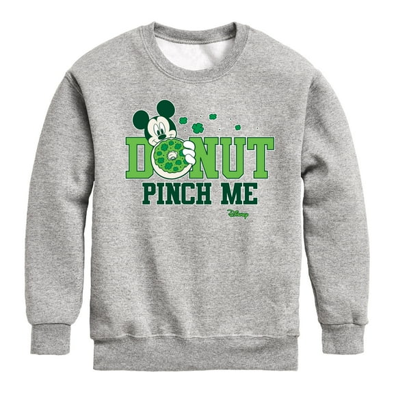 Disney - Donut Pinch Me - Toddler And Youth Crewneck Fleece Sweatshirt