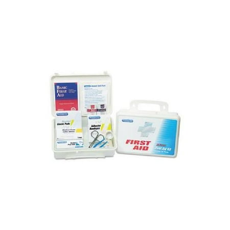 PhysiciansCare Office First Aid Kit - For 25 People, 131 Pieces, OSHA, Alcohol Pads, Antiseptic Wipes, Antibiotic/Burn O