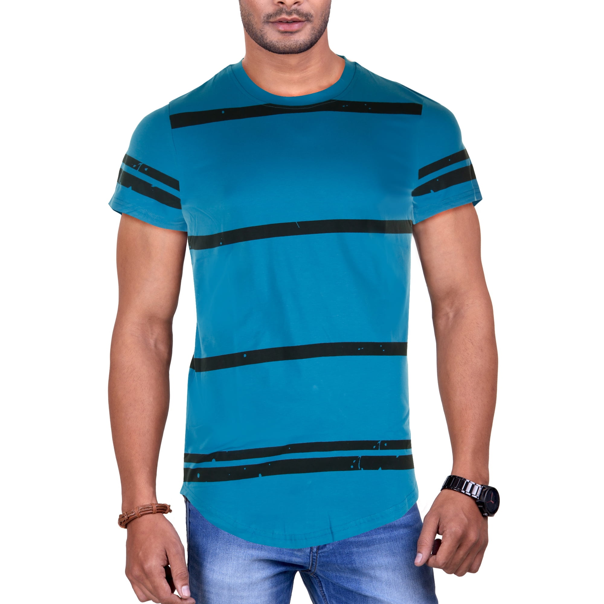 mens designer striped t shirt