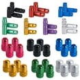 thumbnail image 6 of RUISINERY 4pack Bicycles Tyre Valves Caps Universals Valves Stem Caps Threaded Caps for Bicycles Tire Accessory, 6 of 7
