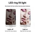 thumbnail image 4 of Makeup Mirror with Lights, 360 Degree Rotation USB Rechargeable Portable LED Lighted Makeup Mirror Built in Storage Travel Mirror for Makeup, Brow Shaping,, 4 of 7
