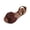 Brown, variant on Women's Bow Summer Dress Sandals 2026 Slingback Flats Dressy Vacation Slip On Slides Shoes Brown 37
