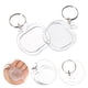 thumbnail image 5 of 10 llaveros transparentes con forma de llaveros acrílicos en blanco con marco de fotos para mujeres y hombres, 5 of 6