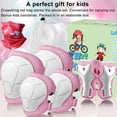 thumbnail image 3 of LANNEY Kids Knee Pads and Elbow Pads Set for 3-13 Years, Kids Toddler 3 in 1 Protective Gear Set with Wrist Guards for Skateboard, Scooter, Cycling, Riding Sports, Gift for Youth Boys Girls, 3 of 6