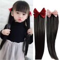 thumbnail image 2 of XINYUAN Little Girl Ponytail Girl Curly Ponytail Wig Straight Wig Ponytail Wig' V8N7, 2 of 8
