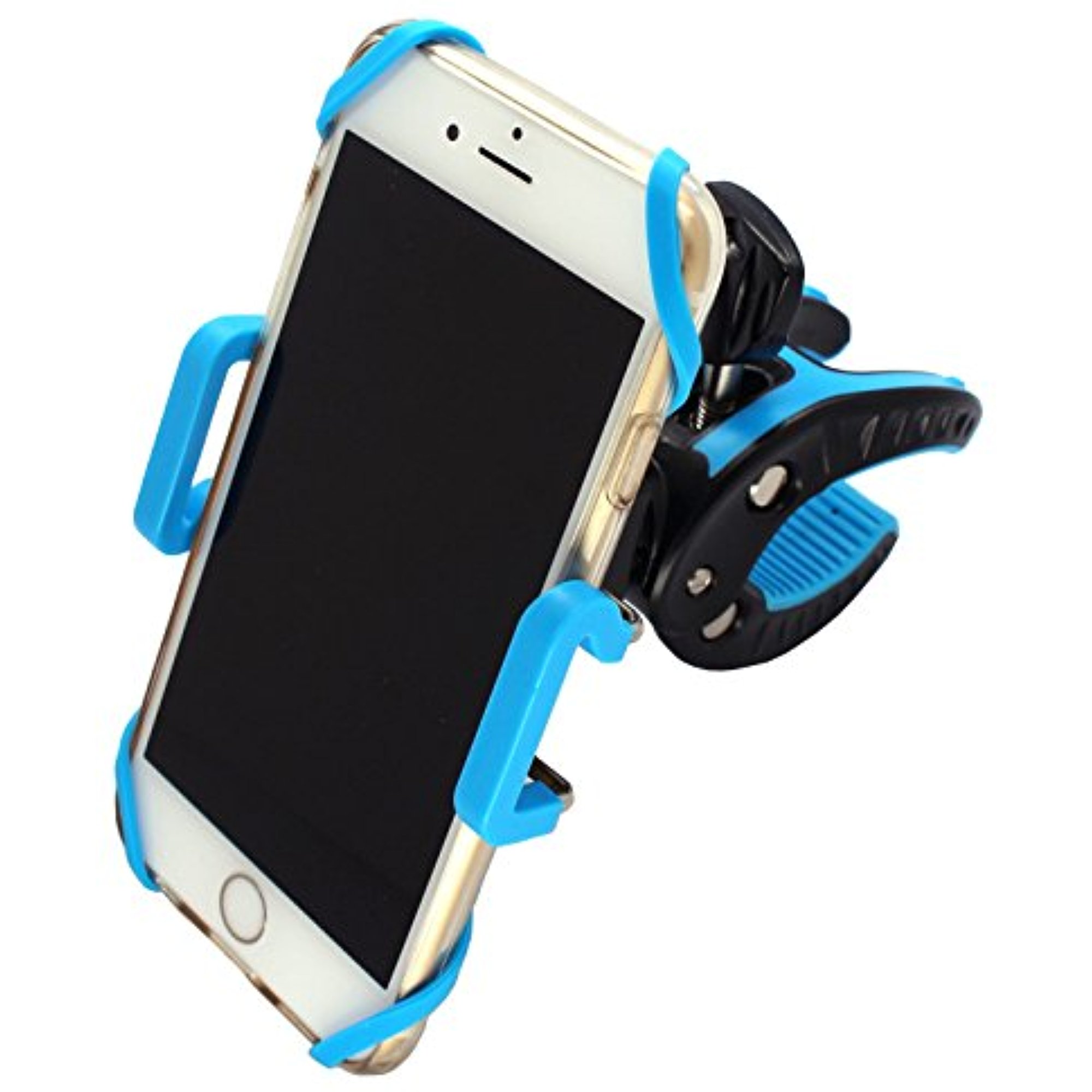 Patent Designed Mobile Catch Grab Everywhere Universal Cell Phone Bicycle Rack Handlebar & Motorcycle Holder Cradle for iPhone 7/6/6S/6S plus/5S/5C,Samsung Galaxy S3/S4/S5/S6/S7 Note 3/4/5,Nexus,HTC - image 1 of 1
