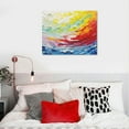thumbnail image 5 of Nawypu  Art, Abstract Painted 3D Textured  Acrylic Painted Canvas Wall Art Decor for Living Room Bedroom Dining Room Artwork for Home Walls, 5 of 5