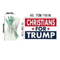 Trump JD Vance 2024 Yard Sign With H Stake Double Sided For President Donald Trump Republican