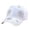 White, variant on Unisex Sparkly Rhinestone Baseball Cap, Breathable Material Adjustable Glitter Hat with Crystal Studs, Casual Sequin Sports Cap for Running Travel Streetwear Black