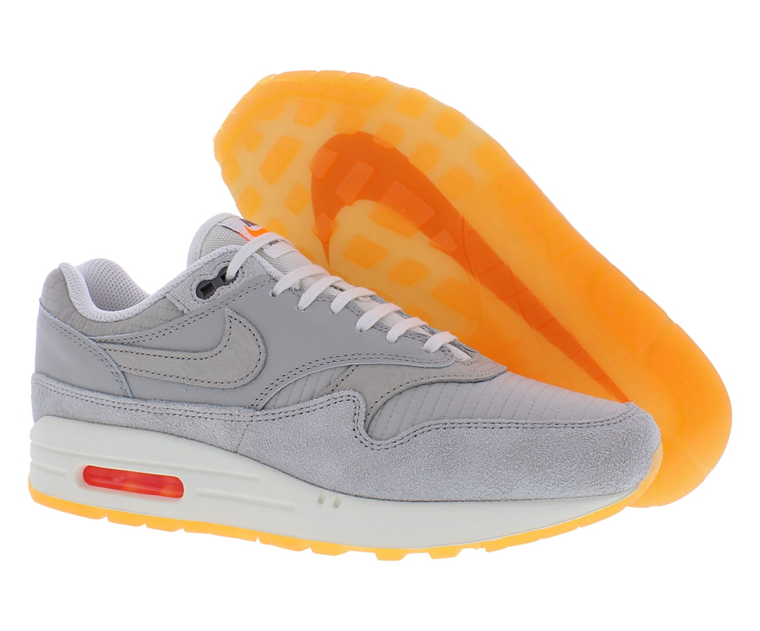 Nike Air Max 1 PRM Mens Shoes Size 8.5, Color: Grey/White
