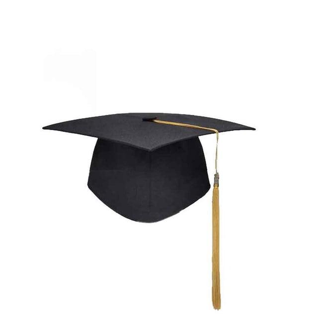 Qarigey Sombrero académico Tamaño libre Acrílico Academy Souvenir Caps Múltiples colores Pendiente Bachelor Headgear Closure Graduation Hat Sombreros #4 Qarigey PS6429-04