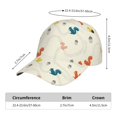 thumbnail image 2 of Sigee colorful Squirrel Nuts for Fashionable curved brim baseball cap for Men Women Curly Hair Ponytail Hat for Outdoor Sports, 2 of 6