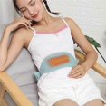 thumbnail image 2 of Almohadilla térmica portátil, almohadilla térmica para abdomen con 3 modos de calor y 3 modos de masaje por vibración, cinturón envolvente eléctrico portátil de calentamiento rápido para mujeres y hom, 2 of 5