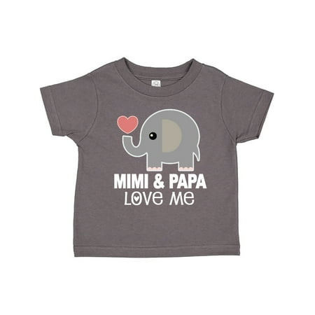 

Inktastic Mimi and Papa Love Me Grandkids Gift Gift Toddler Boy or Toddler Girl T-Shirt