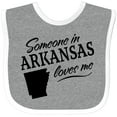 thumbnail image 3 of Inktastic Someone in Arkansas Loves Me Boys or Girls Baby Bib, 3 of 4