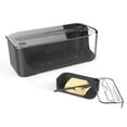 thumbnail image 5 of Airtight Butter Dish Storage Box with Lid and Knife Plastic Butter Keeper Tray Cheese Container Easy to Clean, 5 of 18